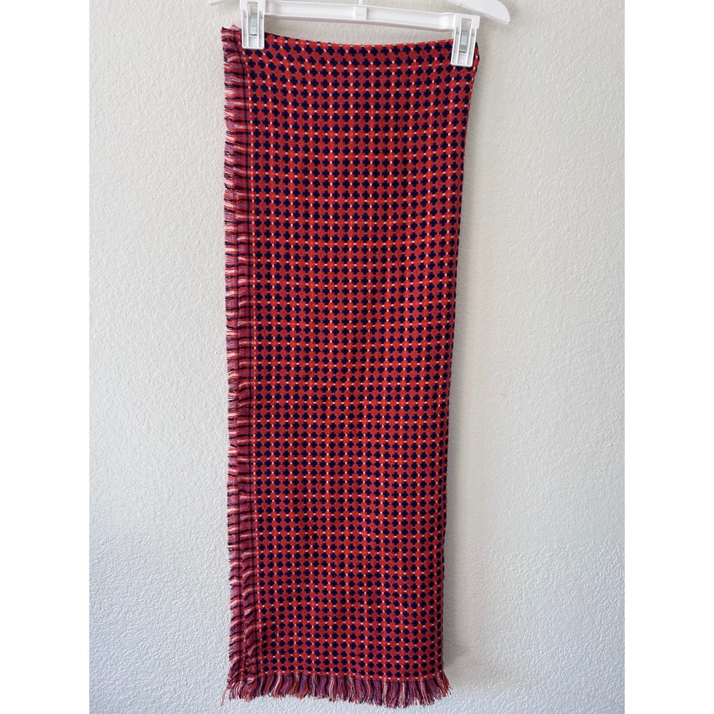 Echo Orange Navy Geometric Pattern Boho Festival … - image 4